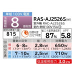 RASーAJ2525S